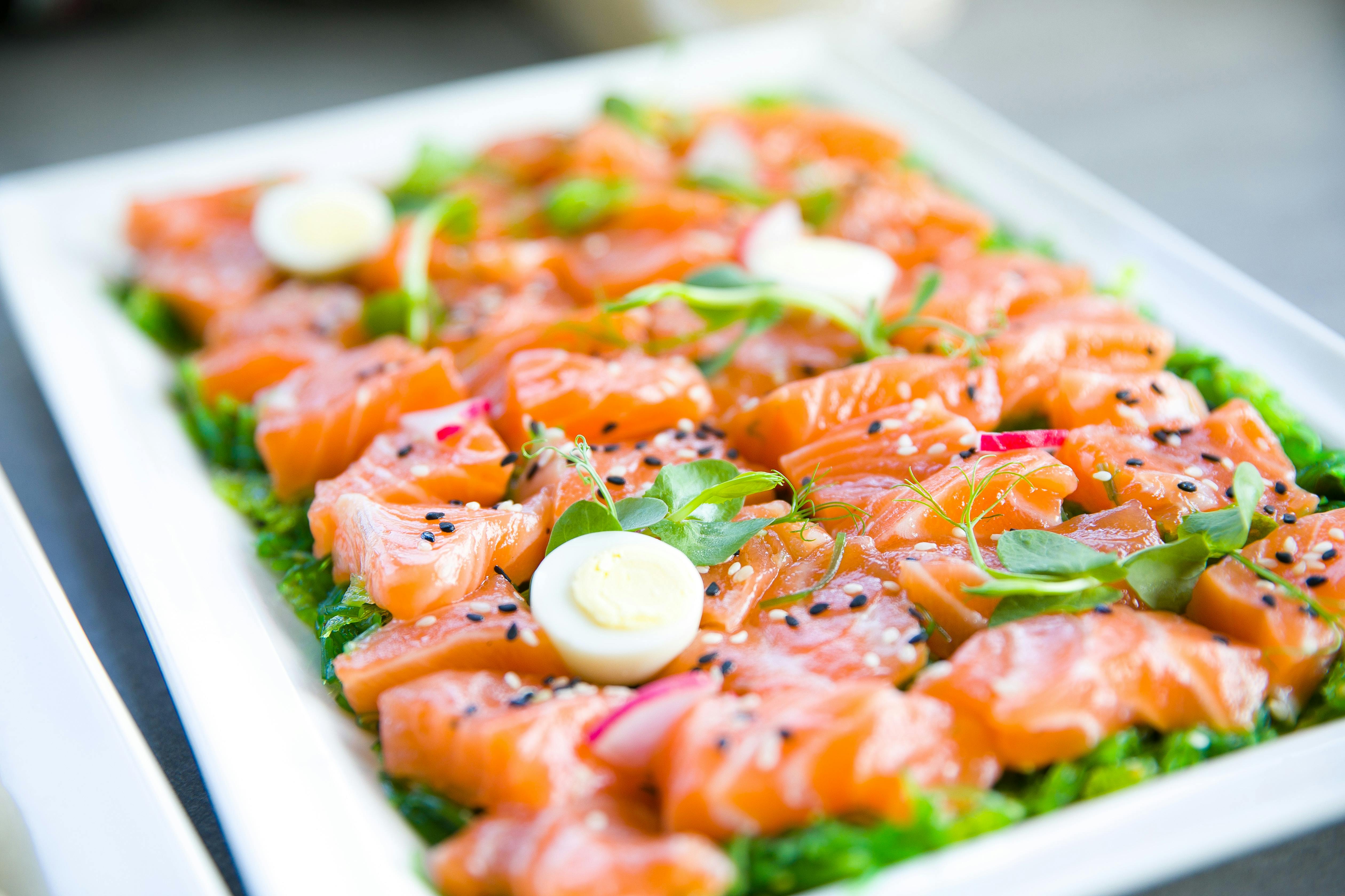Fresh sashimi platter